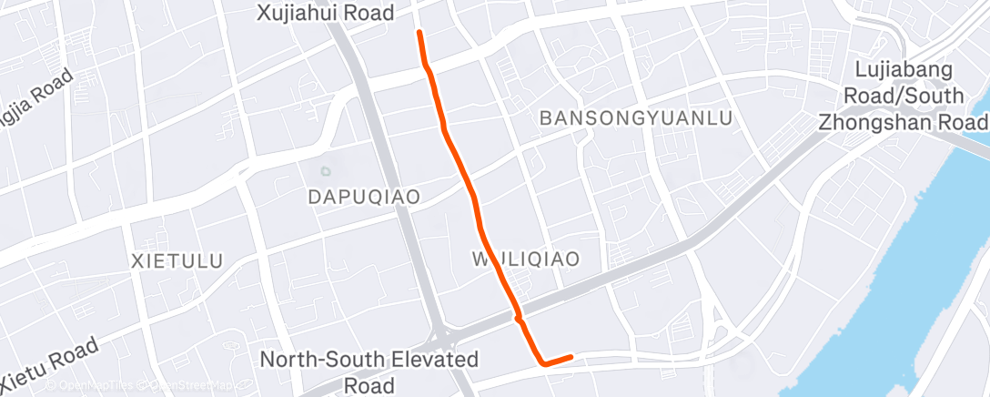 Map of the activity, Afternoon Ride