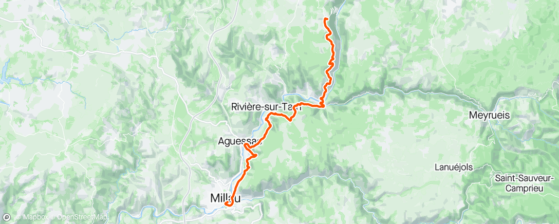 Kaart van de activiteit “Tarn Valley trail”
