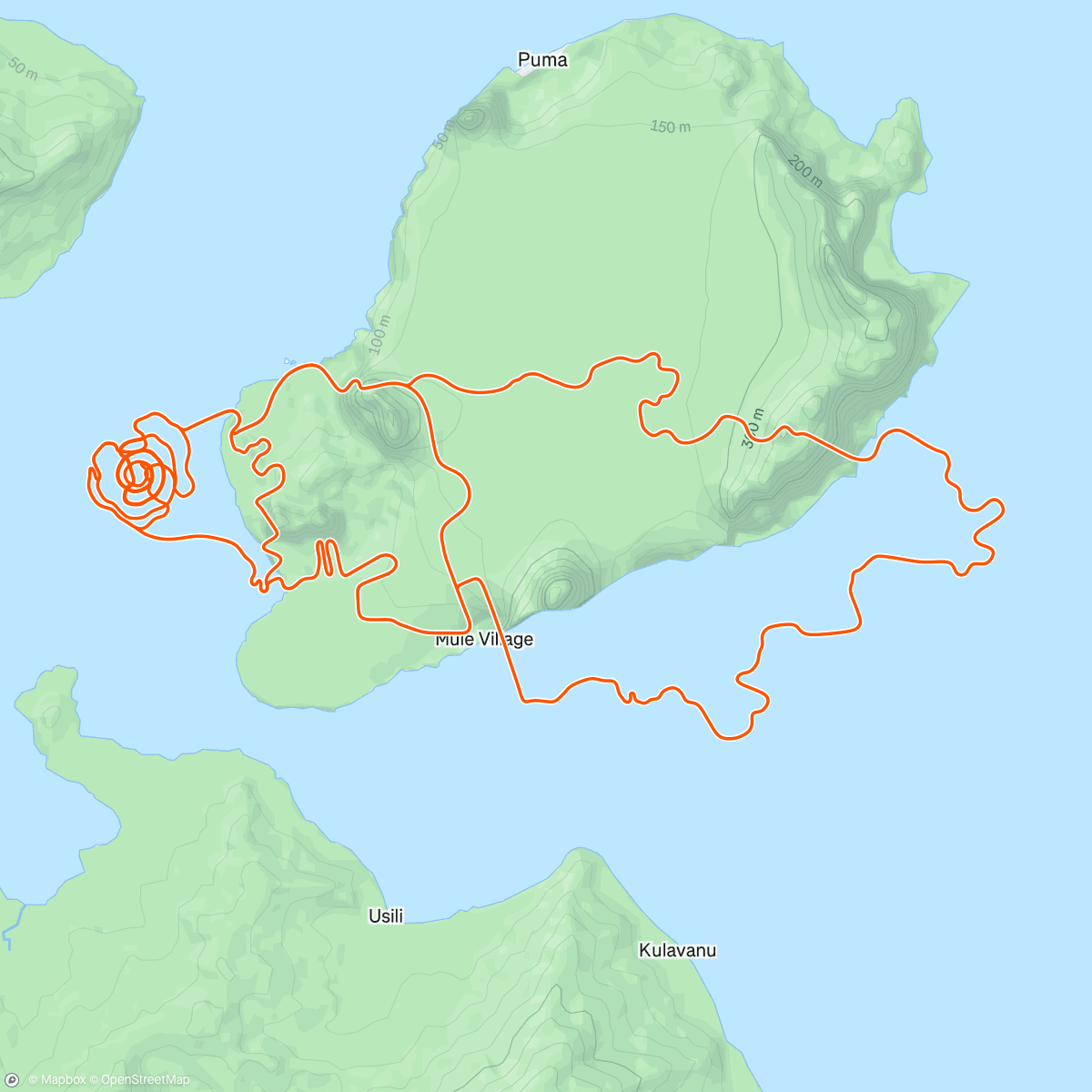 Map of the activity, Zwift - Spiral into the Volcano in Watopia