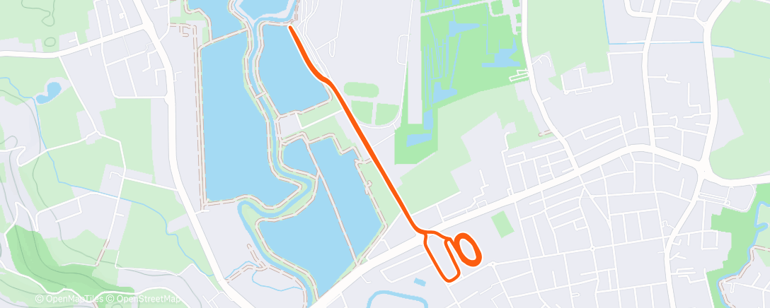 Map of the activity, In pista con le Fiamme🏃🏽‍♂️