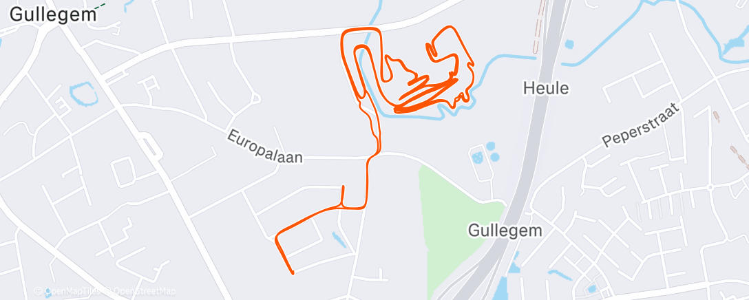 Peta aktivitas, (1.6) Morning Pre Race Ride