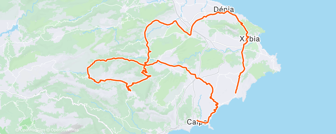 Peta aktivitas, Fietsen