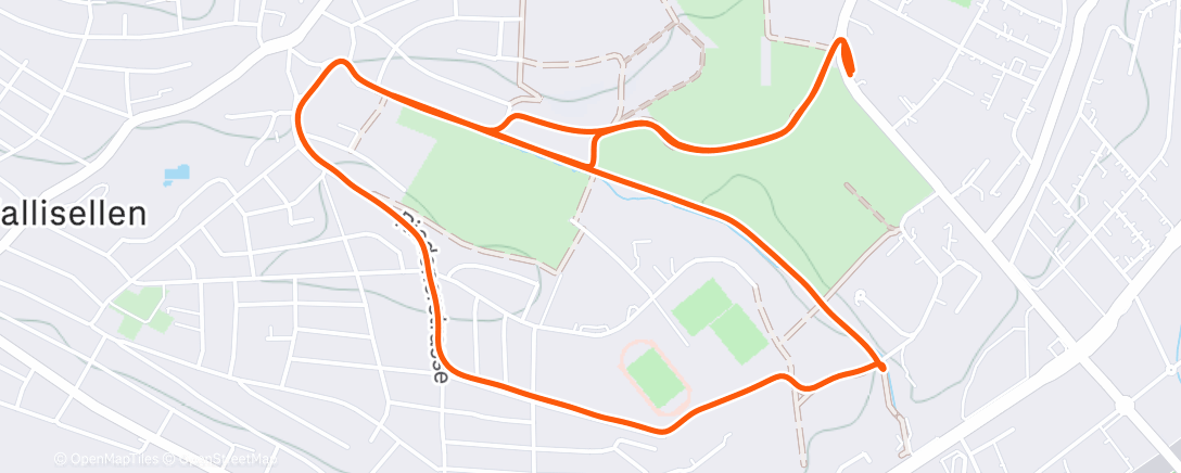 Карта физической активности (Lunch Run)