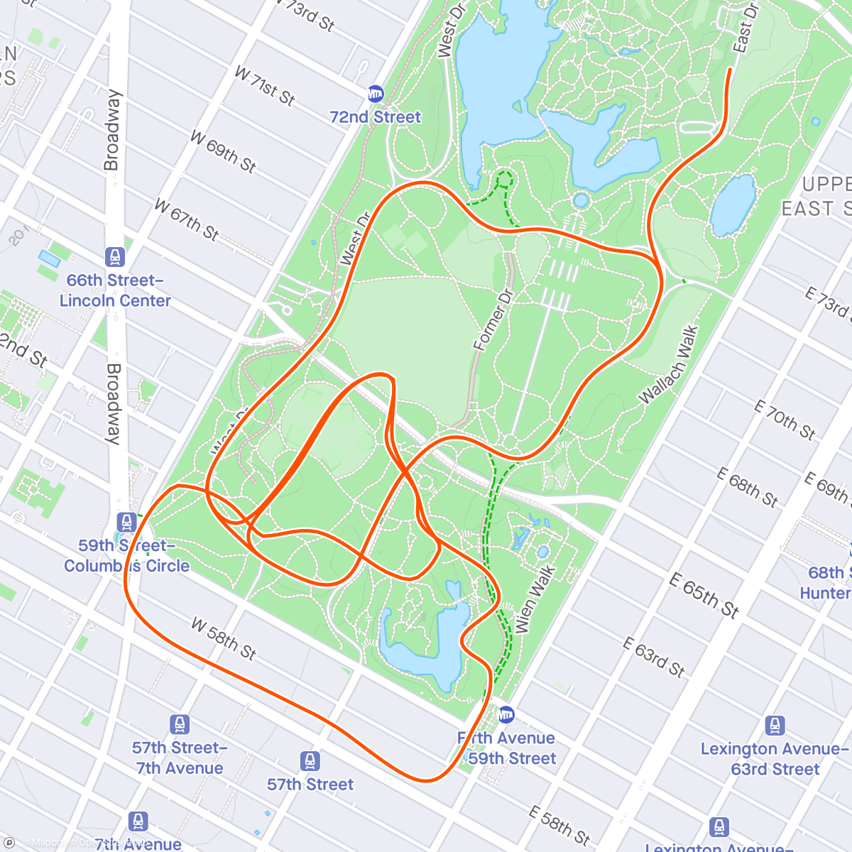 Map of the activity, Zwift - Race: Zwift Hill Climb Racing Club - New York KQOM (C) on Grand Central Circuit Reverse in New York