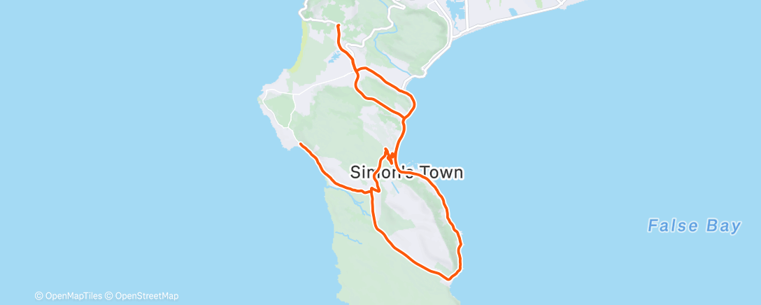 Map of the activity, Morning Ride