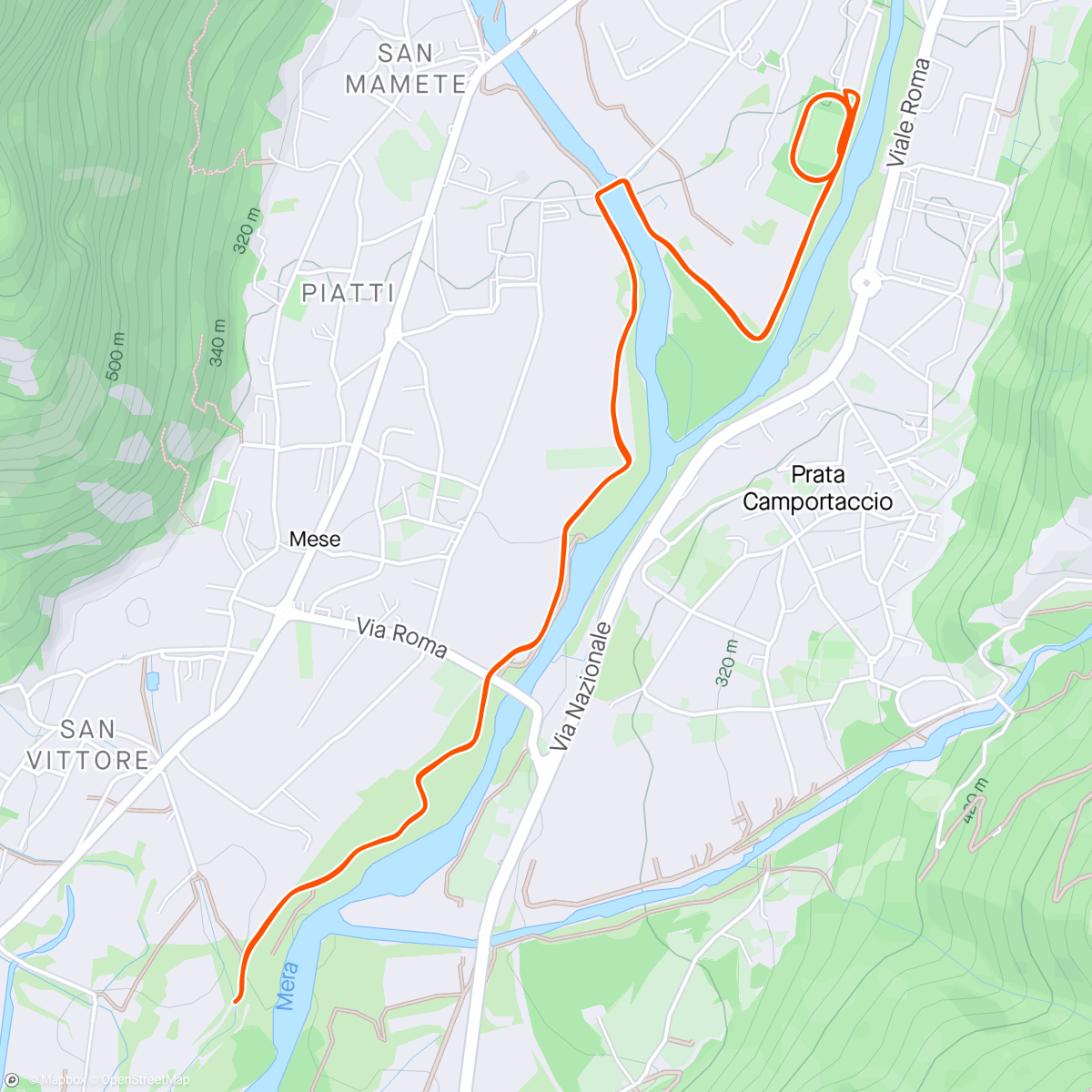 Map of the activity, Chiavenna 🇮🇹