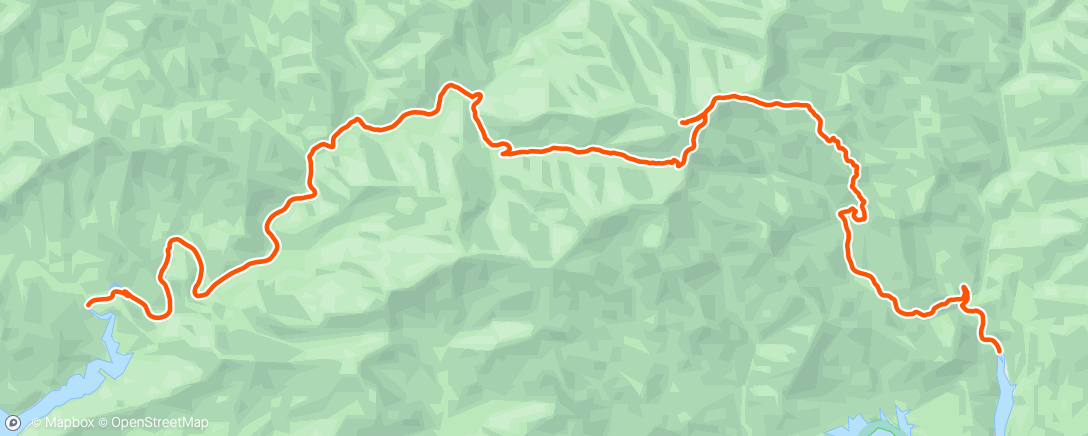 Map of the activity, Morning Hike