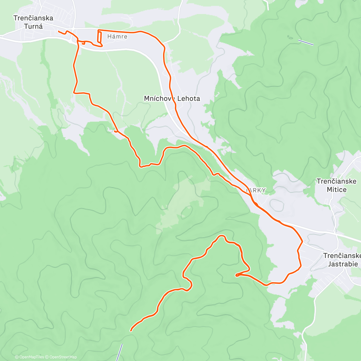 Map of the activity, Spalit par kalorii aby som si mohol dat buchtu😝