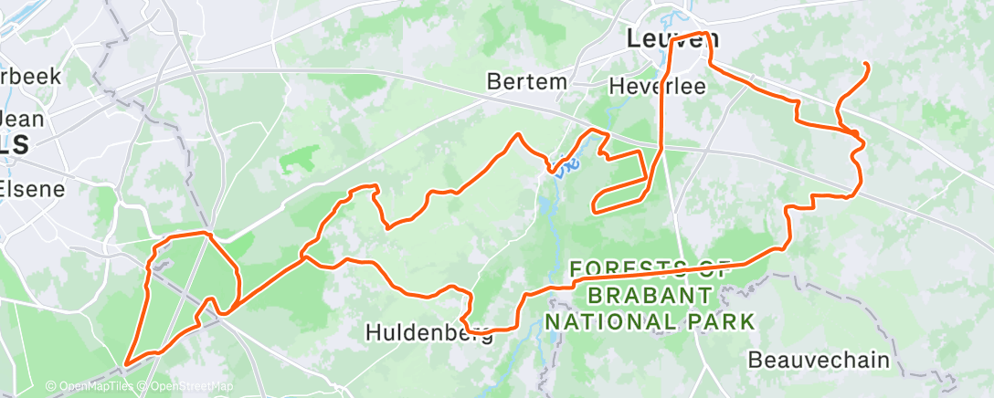 Map of the activity, 2025 afsluiten op de gravel 🎇