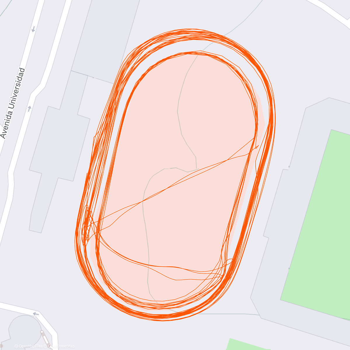 Map of the activity, Fiesta del 1000 2026