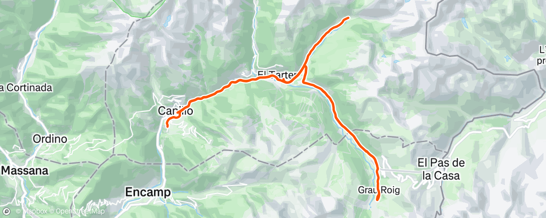 Map of the activity, Morning Ride