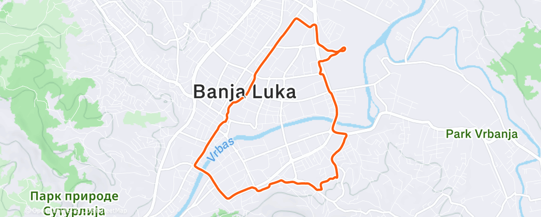 Map of the activity, Bye Bye 25 👋