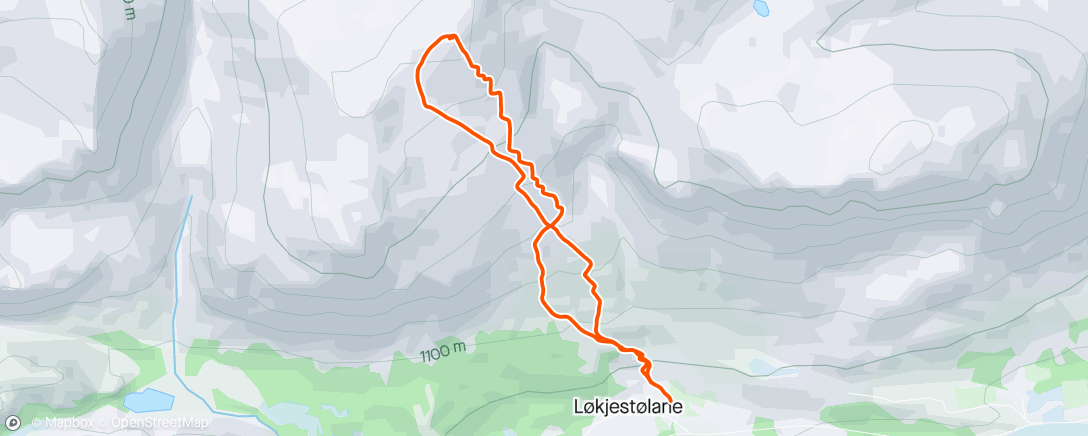 Mapa de la actividad (Morning Backcountry Ski)