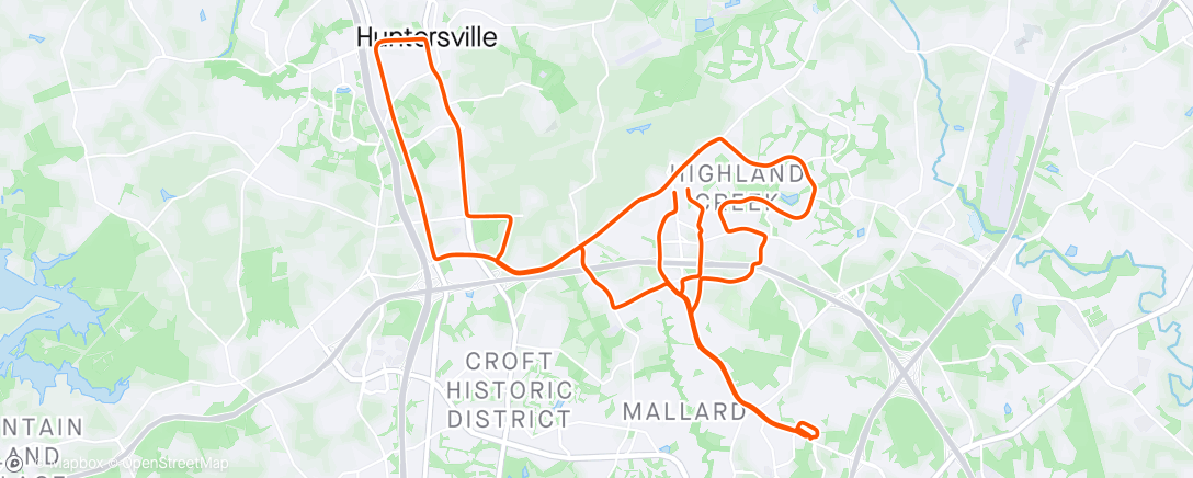 Map of the activity, 🚵🏽‍♂️ recovery