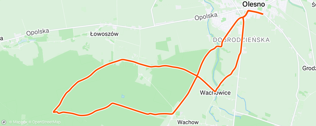 Map of the activity, Afternoon Gravel Ride