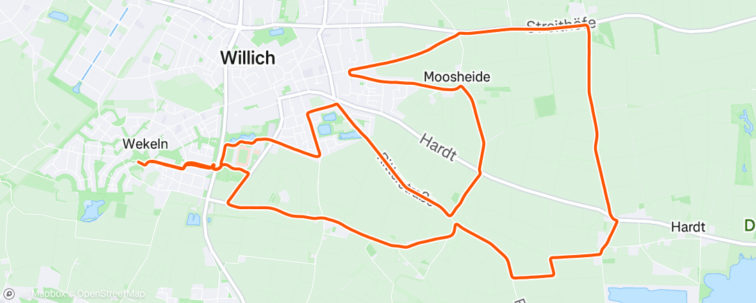 Map of the activity, W6D2: 75 Minuten base.