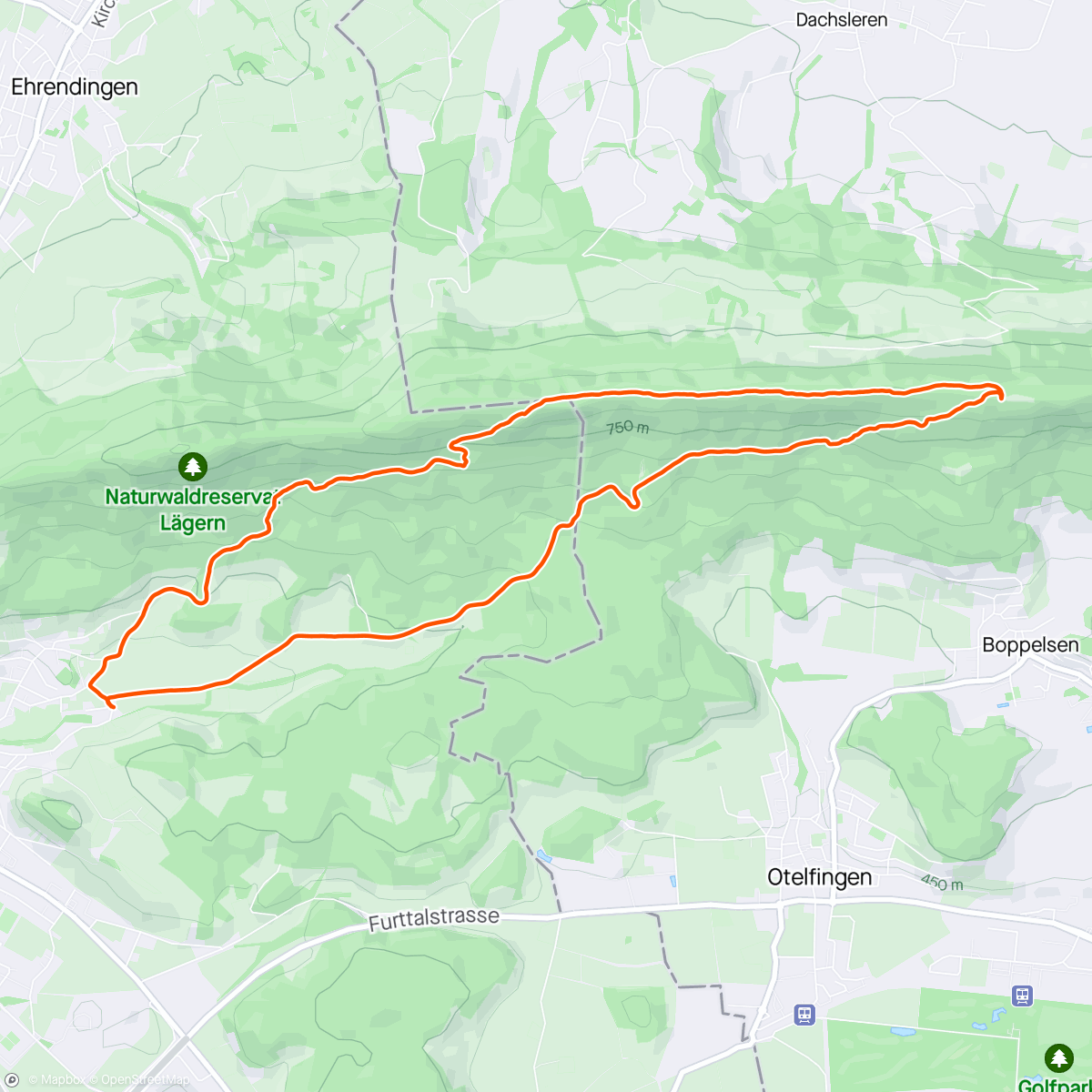 Map of the activity, Hochwacht 🌥☁️