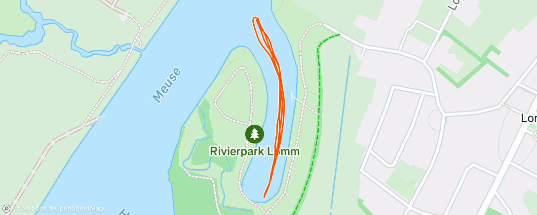 Map of the activity, Heerlijk gezwommen 😍