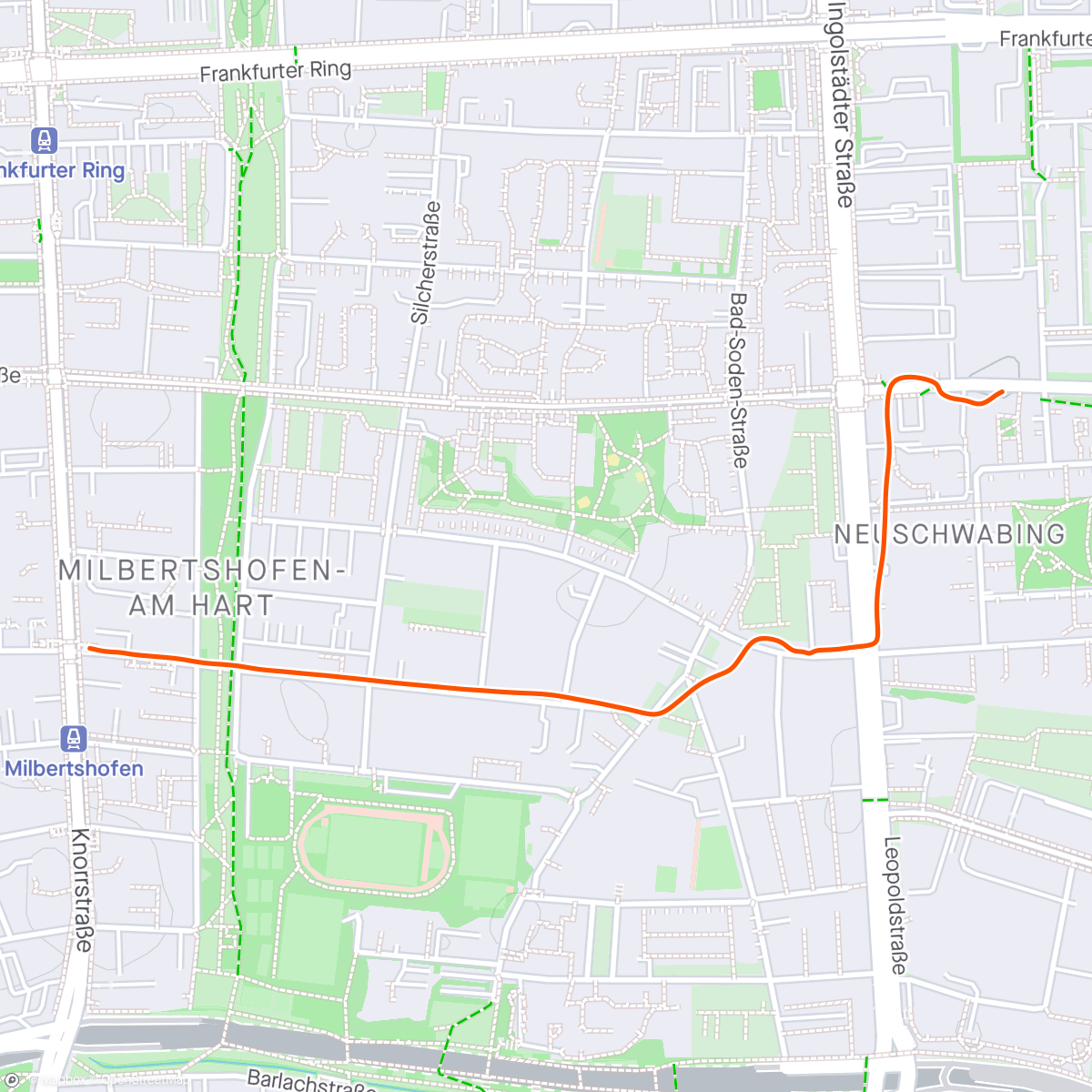 Mappa dell'attività Lunch Walk