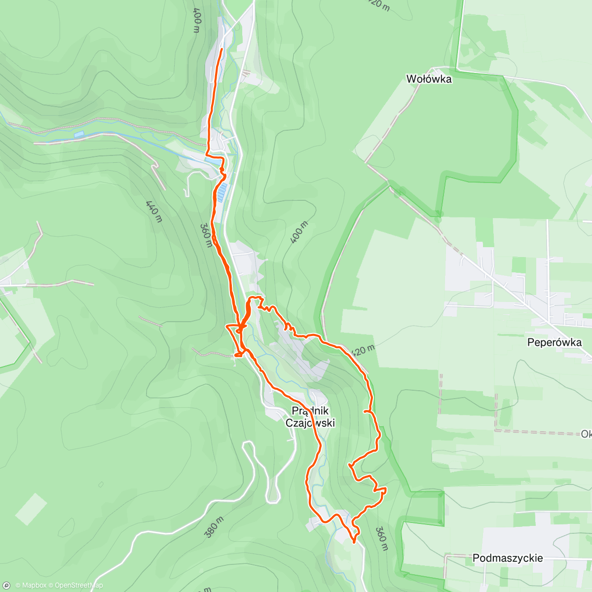 Map of the activity, Po Ojcowskim Parku Narodowym #hellyhansen