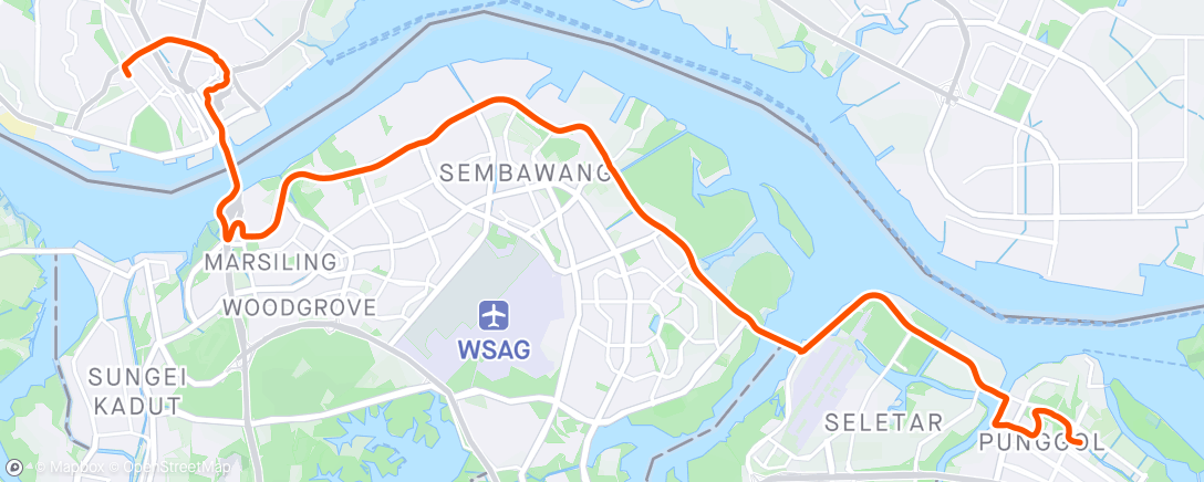 Map of the activity, Singapur (2024) - 5: Güle Güle Singapur