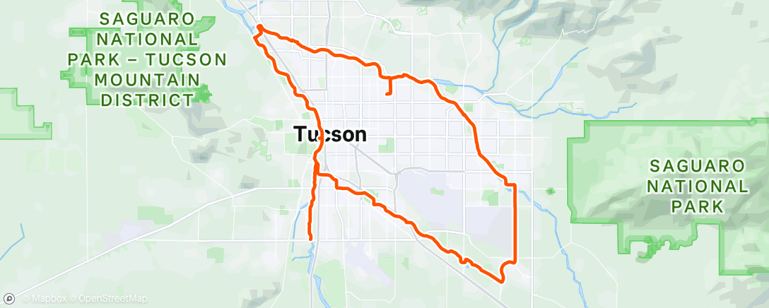 Map of the activity, Morning Ride