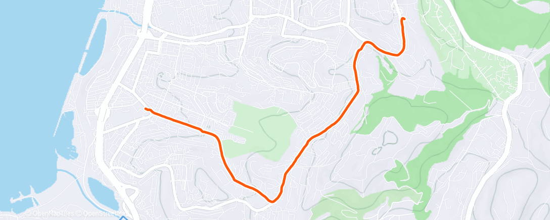 Map of the activity, Дневная прогулка