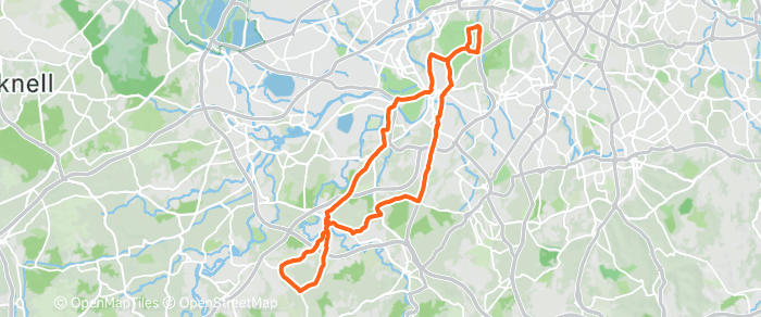 Route map for BEGINNERS G4 RIPLEY – GRAPELLI CAFE 37MI 1100ft