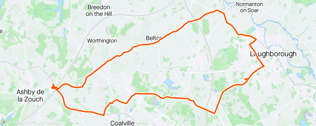 Map of the activity, Commuted