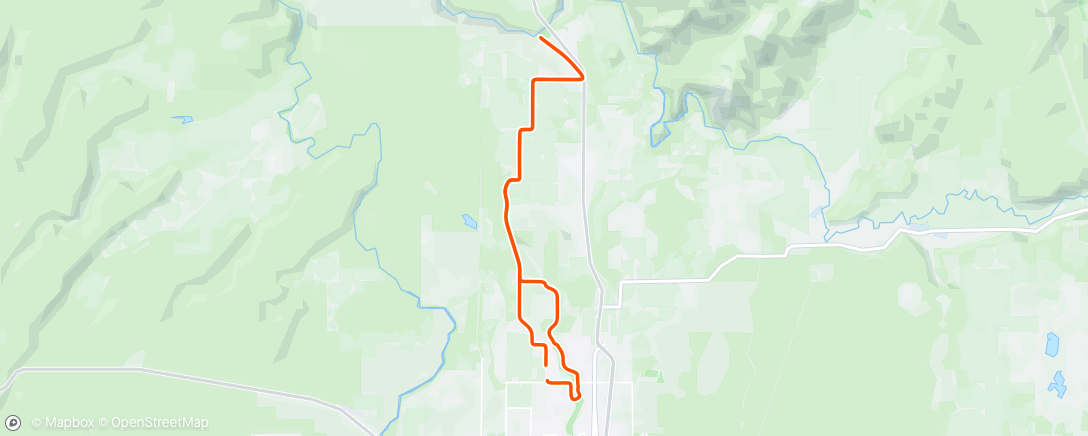 Map of the activity, Group Ride