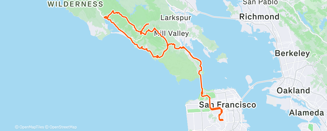 Map of the activity, Return to Martin Tam