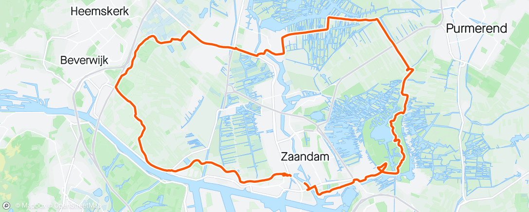 Map of the activity, Dikke banden