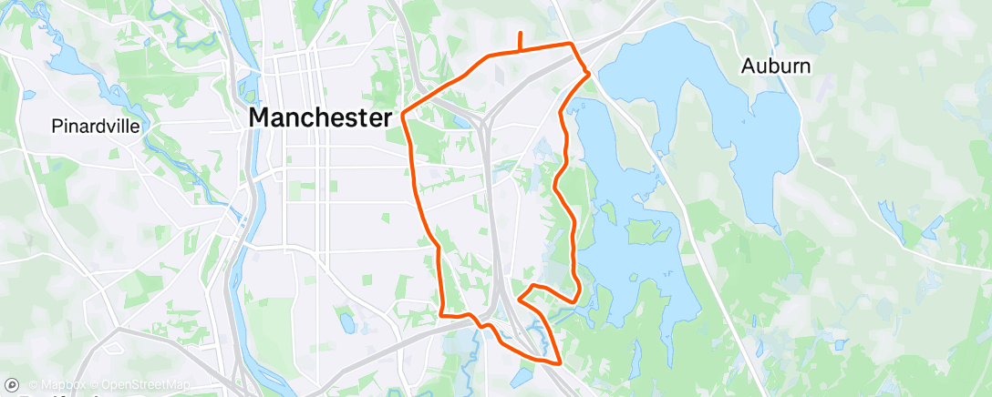 Map of the activity, Monday mosey