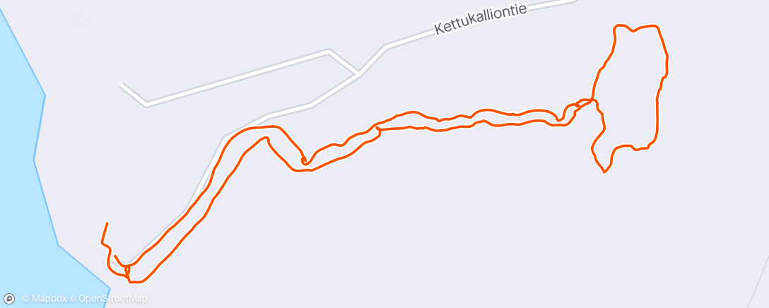 Map of the activity, Kettukallio