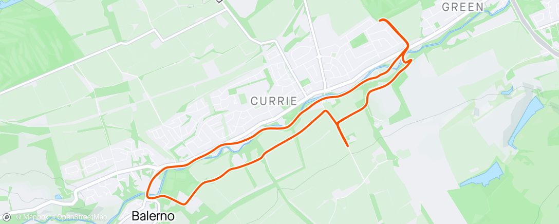 Map of the activity, Morning Run 🗑️