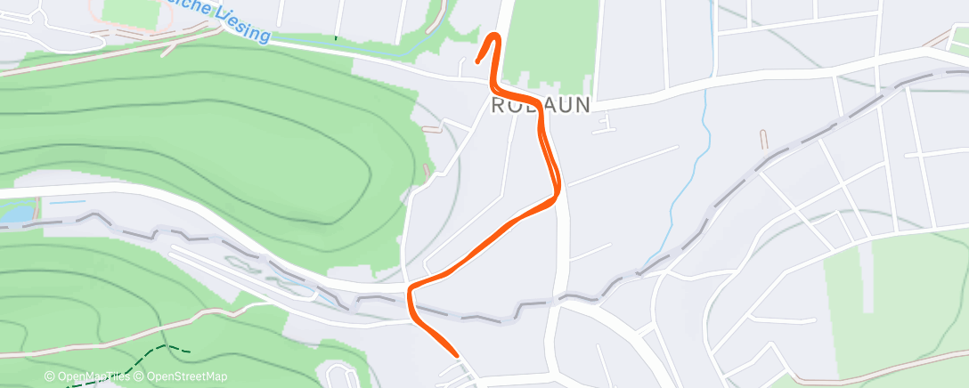 Map of the activity, Afternoon Ride