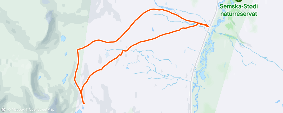 Map of the activity, Fetterbakk