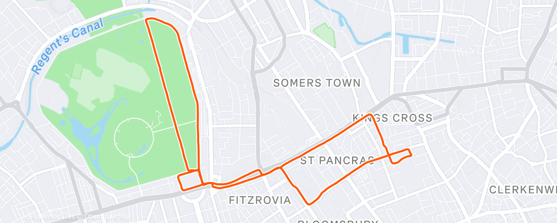 Map of the activity, Tempo Faliure