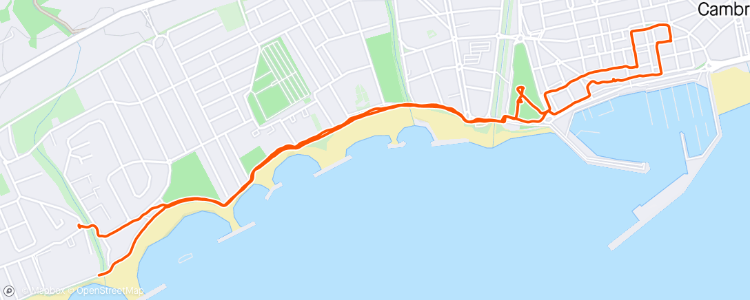 Karte der Aktivität „Lauf am Mittag”