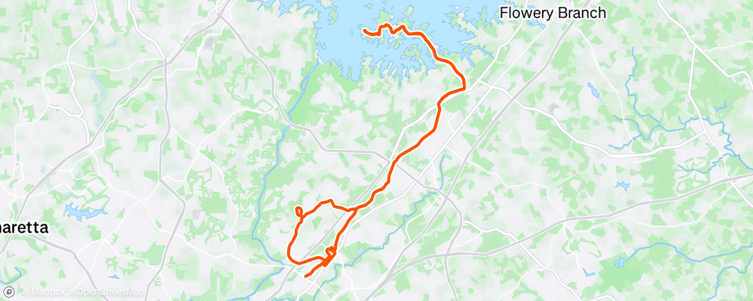 Map of the activity, Flat tire