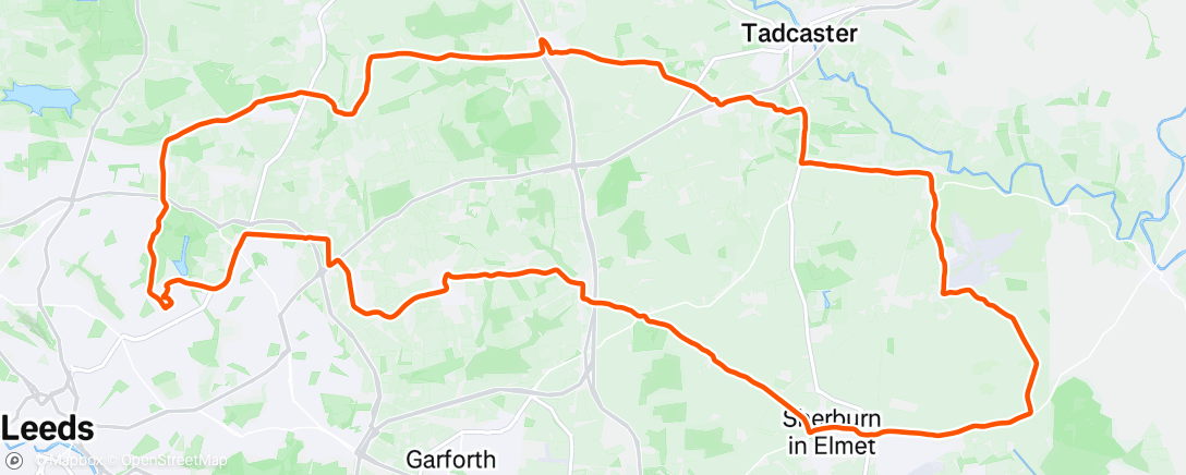 Map of the activity, Morning Ride