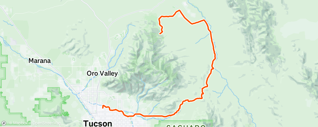 Map of the activity, Morning Ride