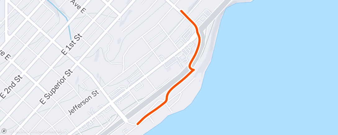 Map of the activity, Morning Walk