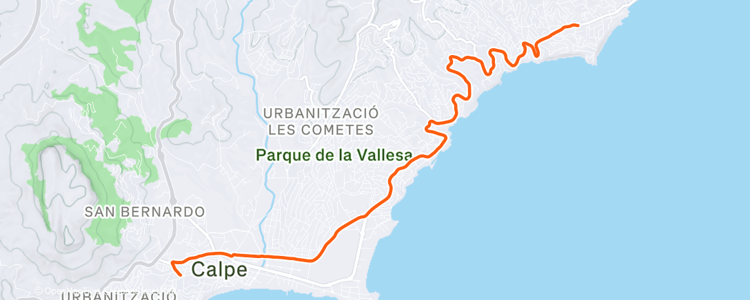 Mapa da atividade, Namiddagrit