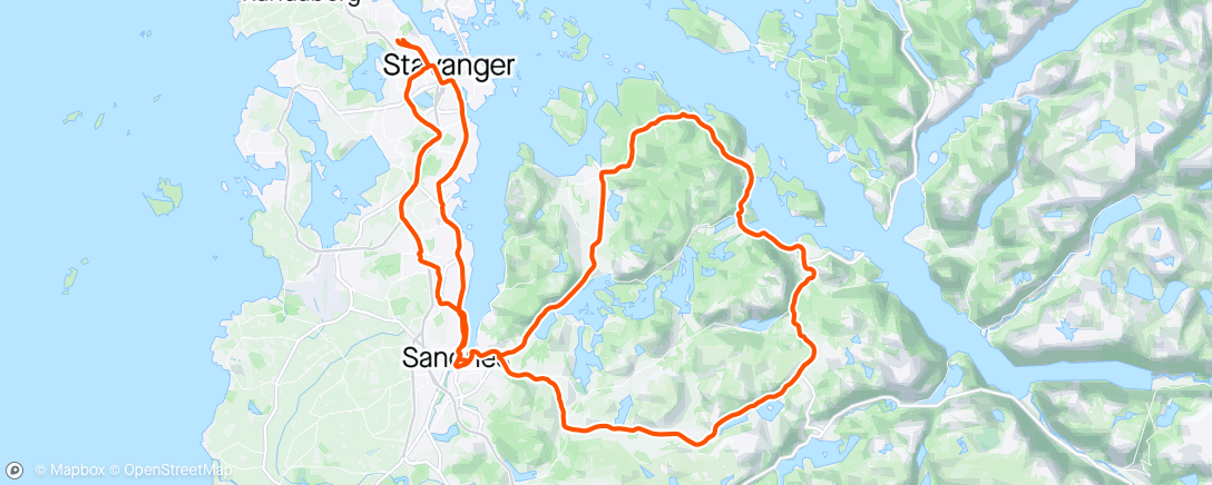 Map of the activity, Høle runden 🌞