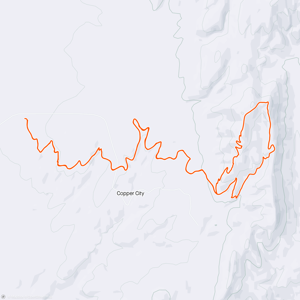 Mapa de la actividad, First MTB Ride of 2024