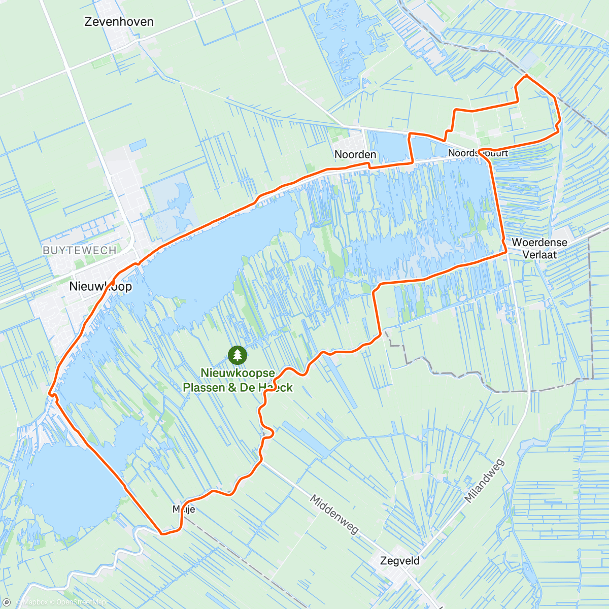 Map of the activity, Op naar Appie
