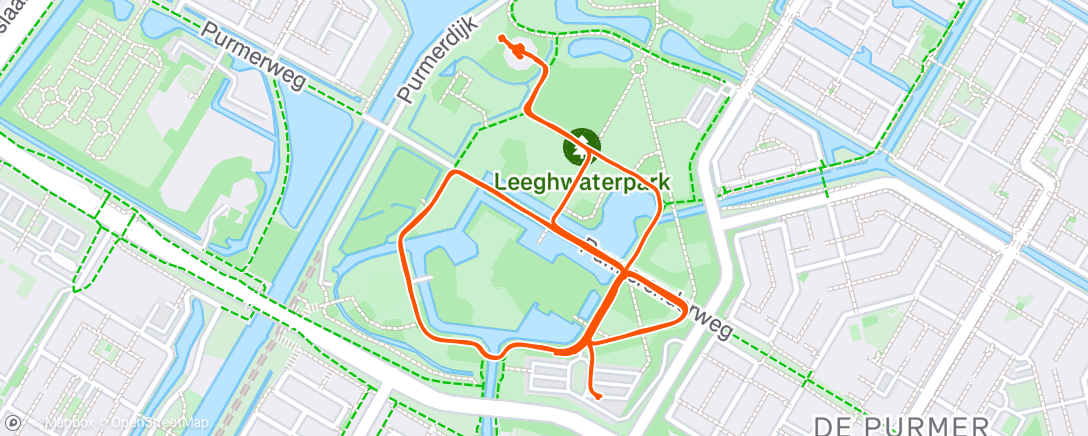 Map of the activity, Training gegeven aan de loopgroep