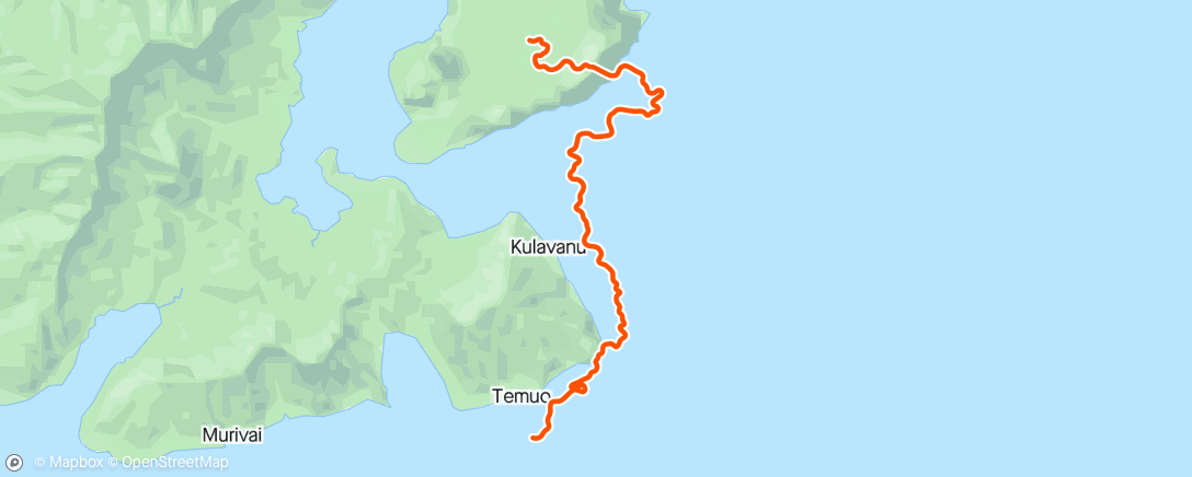 Карта физической активности (Zwift - Race: Stage 1: Sea Breeze - Going Coastal (C) on Going Coastal in Watopia)