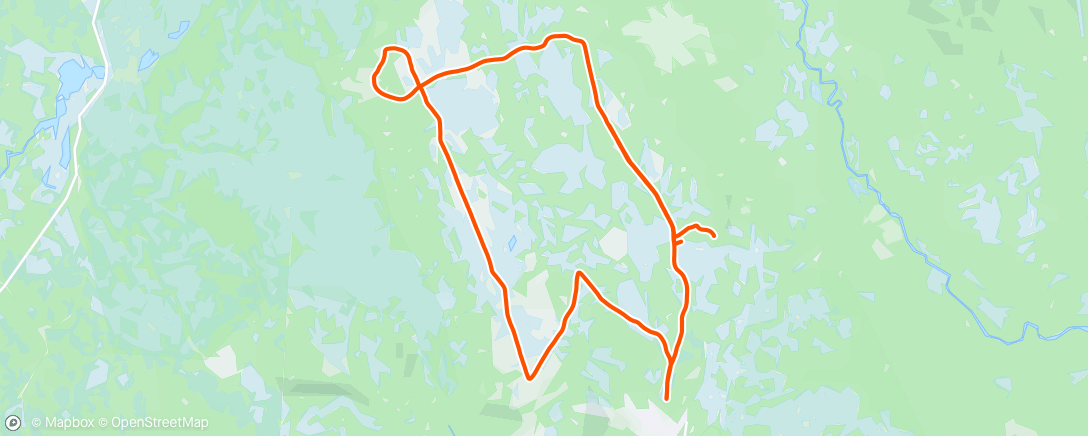 Карта физической активности (Evening Nordic Ski)